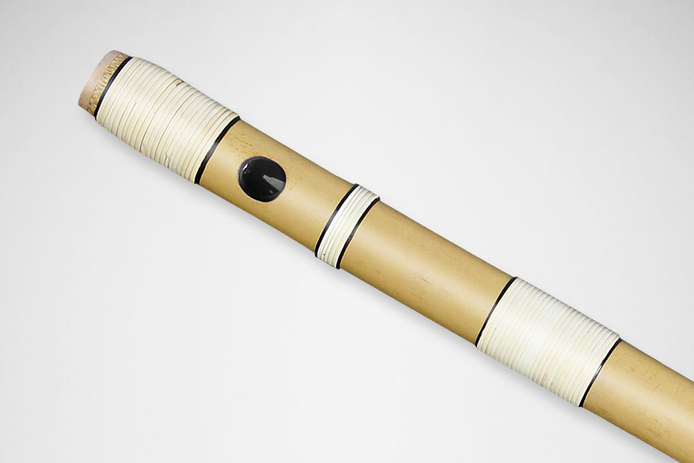 楽天市場】【篠笛】獅子田 竹渓 籐 本重【一〜十二本調子】七つ穴・六