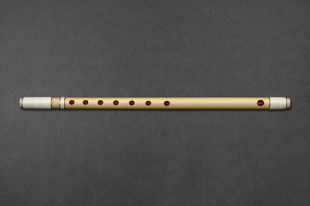 楽天市場】【篠笛】獅子田 竹渓 籐 両巻【一〜十二本調子】七つ穴・六