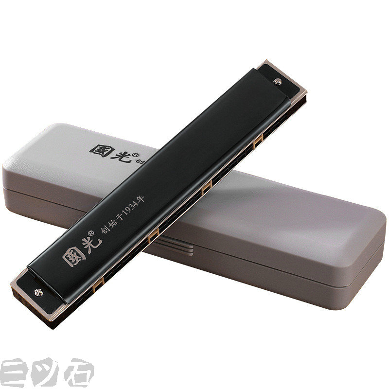 楽天市場】ハーモニカ 入門用ハーモニカ C調 24穴 複音 ハーモニカ