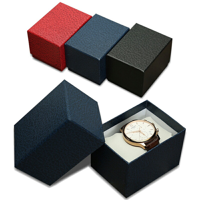 楽天市場】時計用ラッピングボックス（76mmx101mmx68mm） 1個販売 赤色