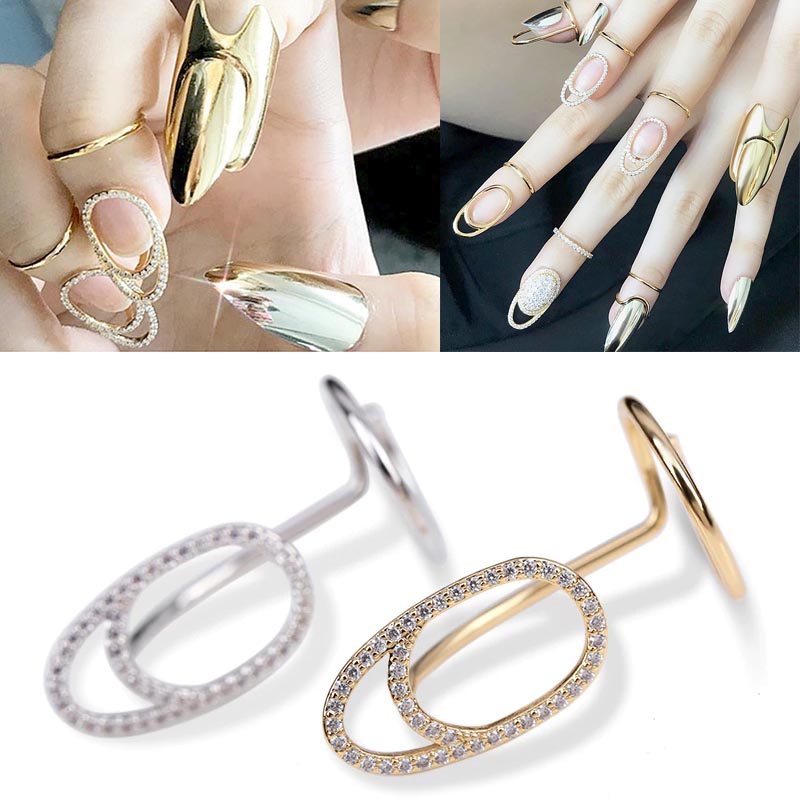 楽天市場】[New スタイル フィンガーチップリング] クリスタルパベ