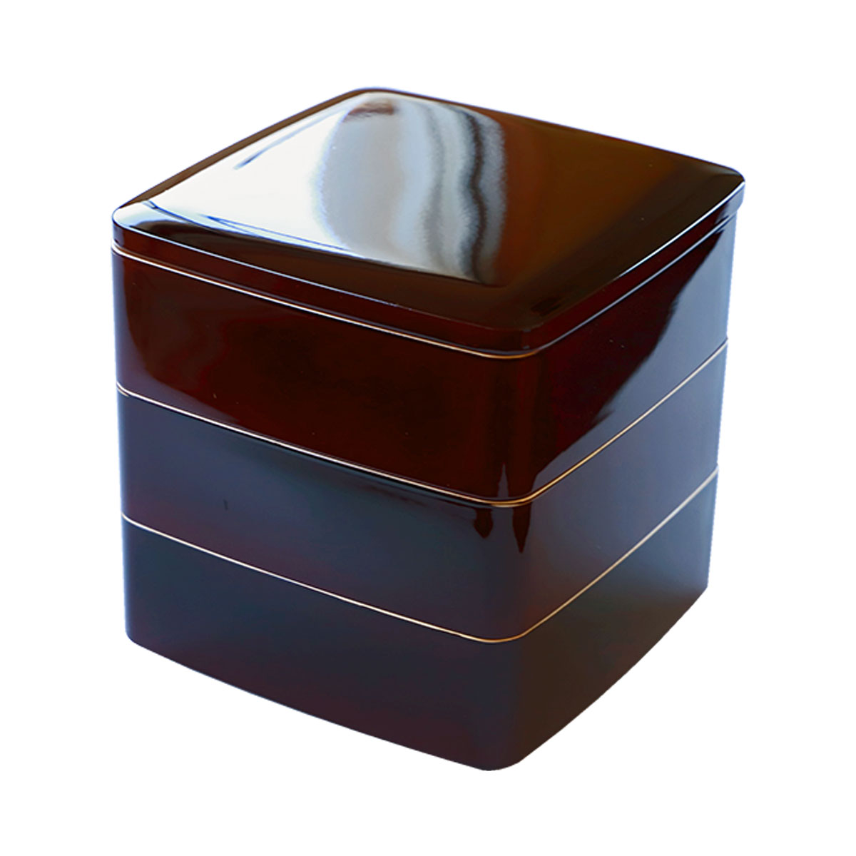 楽天市場】【10％OFF 3/4 20時〜】重箱 3段 5寸 15cm 溜色 朱色 お重