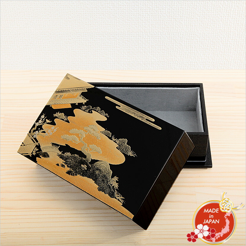 楽天市場】会津塗 小箱 初音 漆器 日本製【英文説明書付】 外国人向け