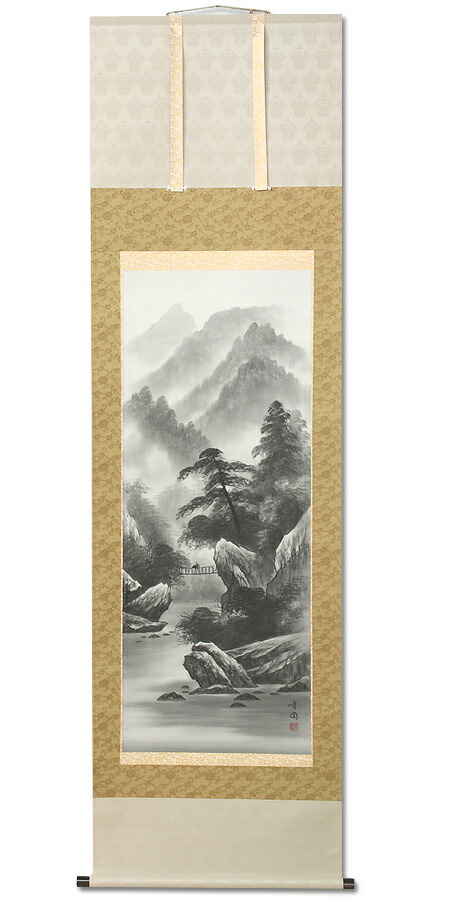 楽天市場】【楽天SS協賛☆3/11迄全品ポイント3倍！】掛軸 掛け軸 水墨