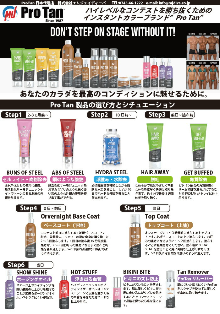 楽天市場】【即日配達】MUSCLE UP HOT STUFF(4oz.) ProTan正規代理店