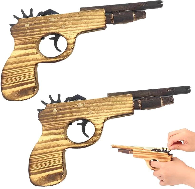 楽天市場】【楽天ランキング1位入賞】ゴム鉄砲 木製 連射可能 お祭り