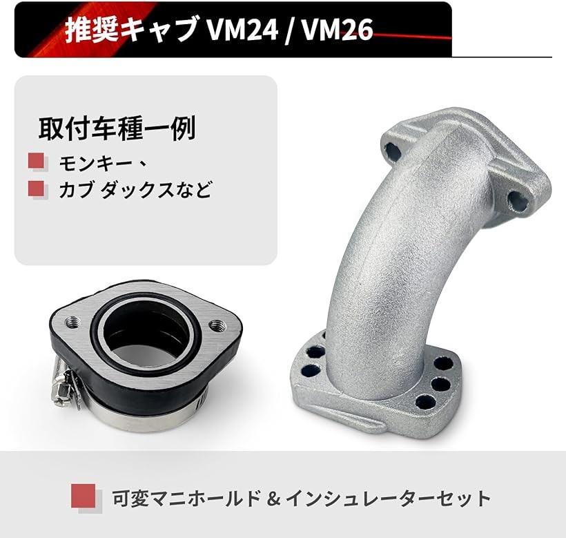 楽天市場】マニホールド インシュレーター セット 首振り vm26