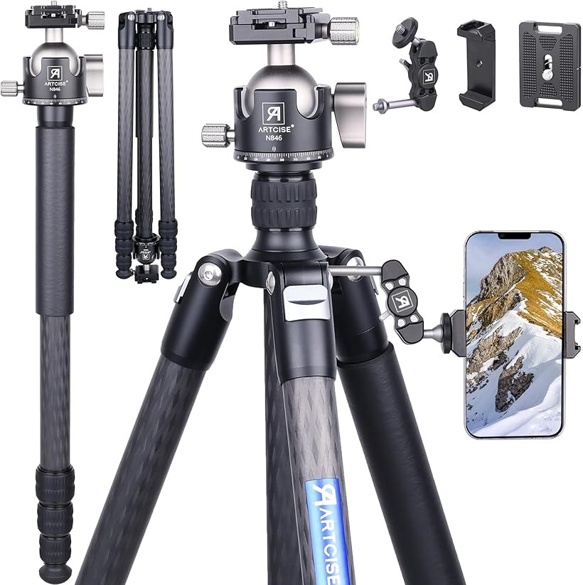 楽天市場】アルカスイス互換クイックシュー カーボン三脚+低重心ボール