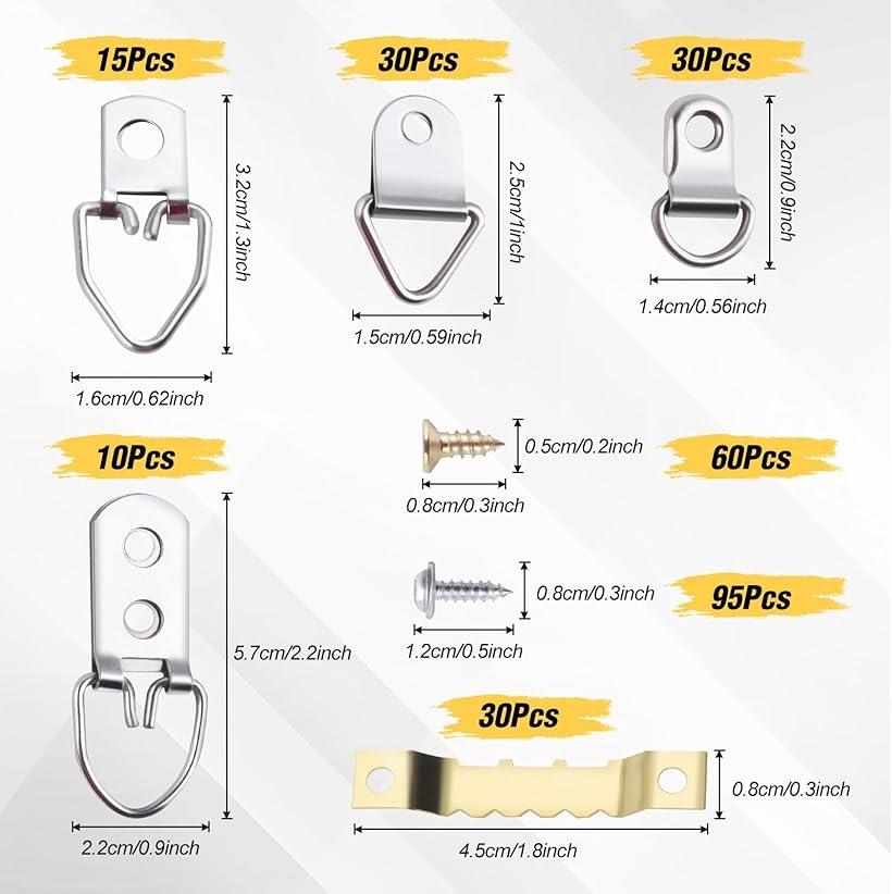 楽天市場】額縁フック セット 270本セット ティースハンガー 釘 金具