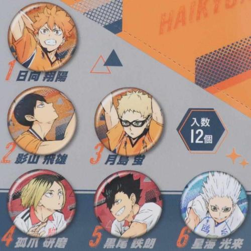 楽天市場】缶バッジ ハイキュー！！ グリッター缶バッジコレクション