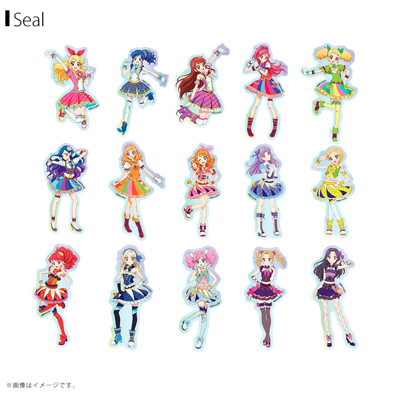 楽天市場】【即納】アイカツ！ ホログラムステッカー【全15種】Aikatsu