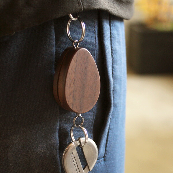 楽天市場】【 Hacoa 公式 】 キーホルダー 木製 ギフト 名入れ リール