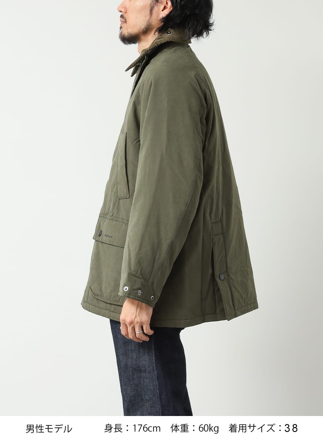楽天市場】【40%OFFクーポン対象】Barbour(バブアー)PADDED OS BEDALE