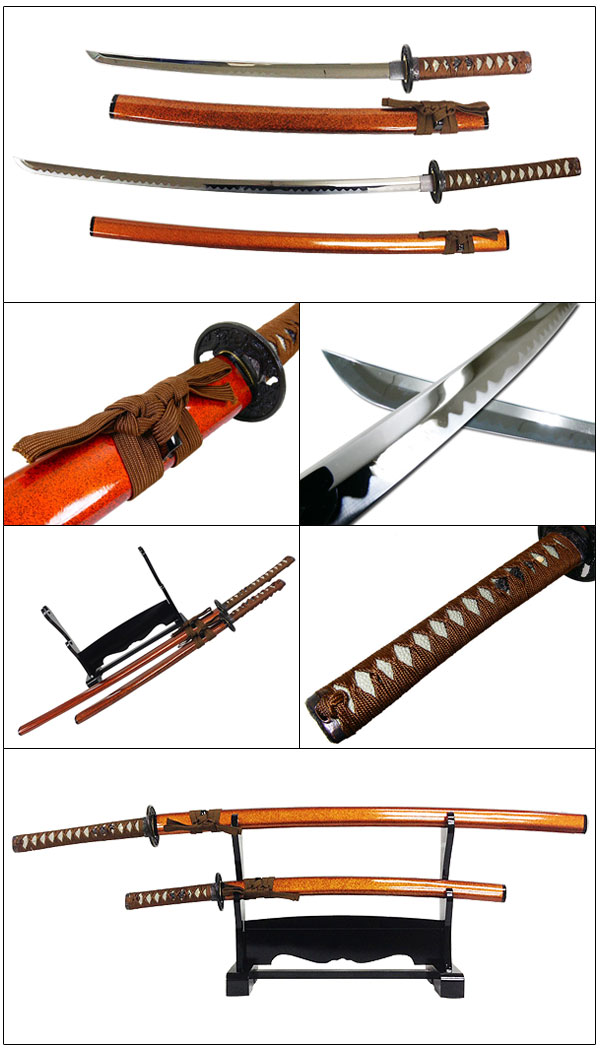 楽天市場】送料無料 模造刀 日本製 美術刀剣 日本刀 金茶 3点セット