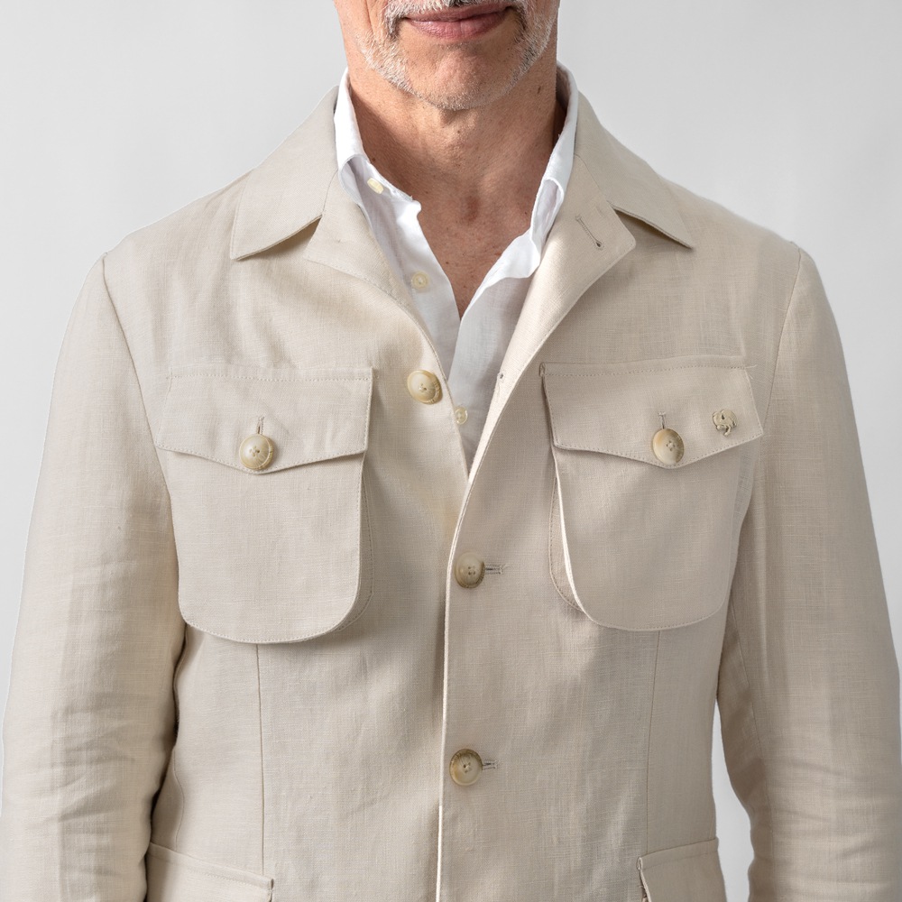 楽天市場】ジェリーケイ JERRY KEY サファリジャケット リネン WILD