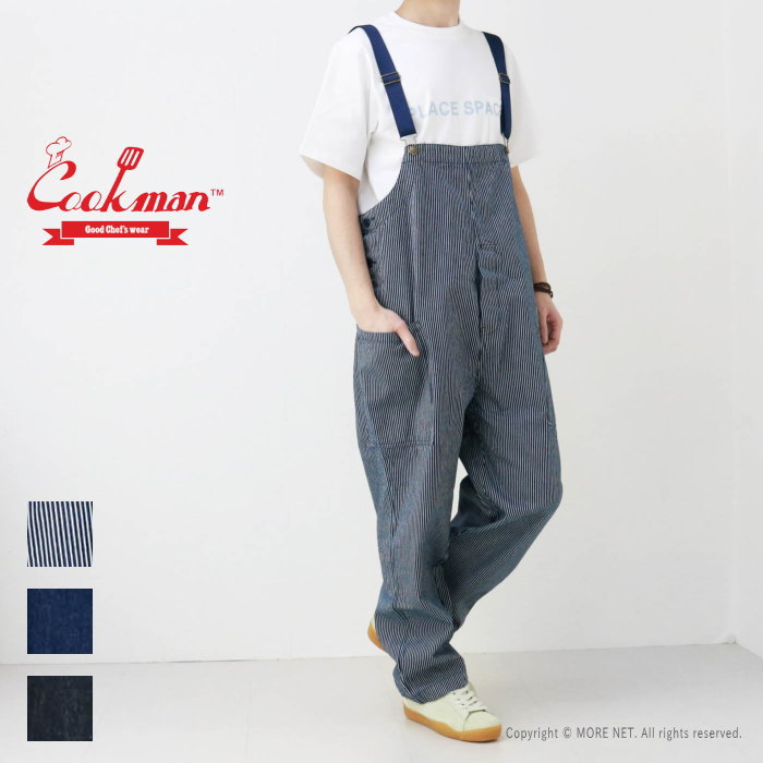 楽天市場】ポイントUP_クックマン COOKMAN オーバーオール Fisherman's