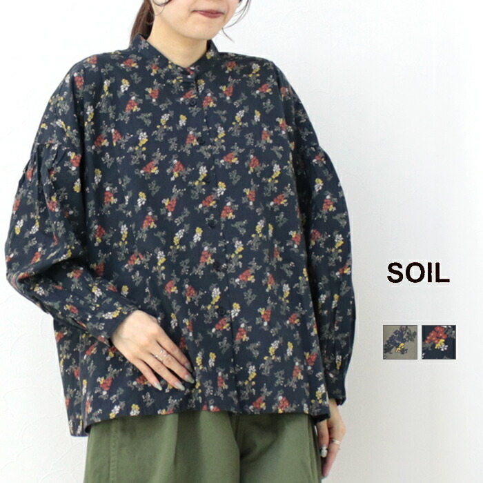 楽天市場】[30%OFF] ソイル SOIL ポプリンフラワープリントバンド