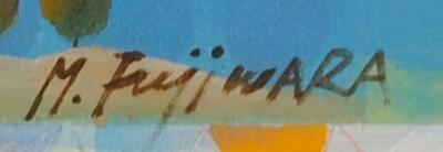 楽天市場】藤原護 絵画 油絵 油彩画 「otonomie」 オトノミ 額付き