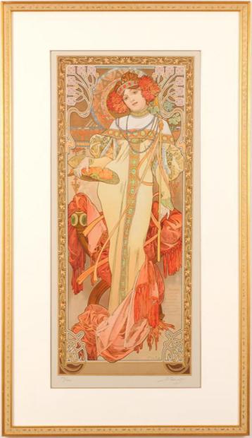 楽天市場】アルフォンス・ミュシャ 四季・秋 アールヌーボー 絵画