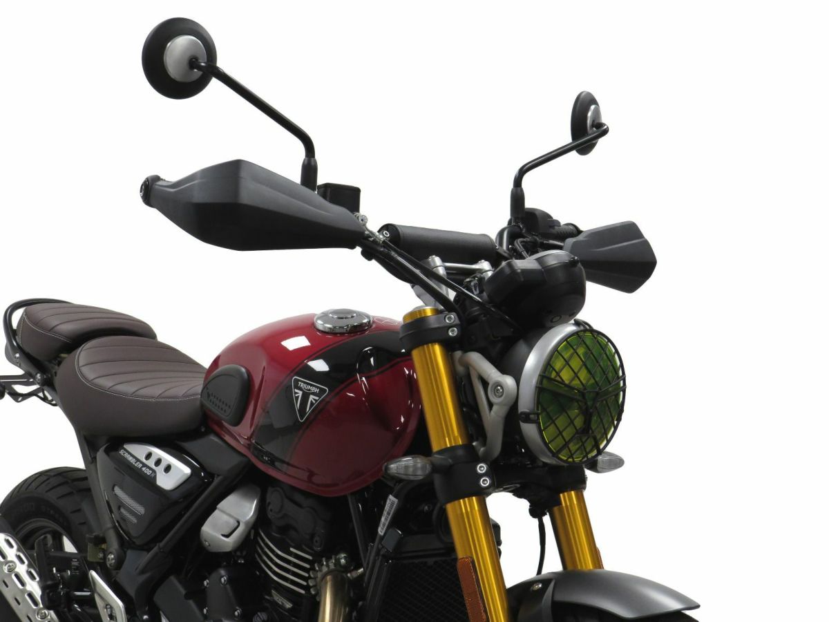 楽天市場】トライアンフ スクランブラー400X ヘッドライトプロテクター