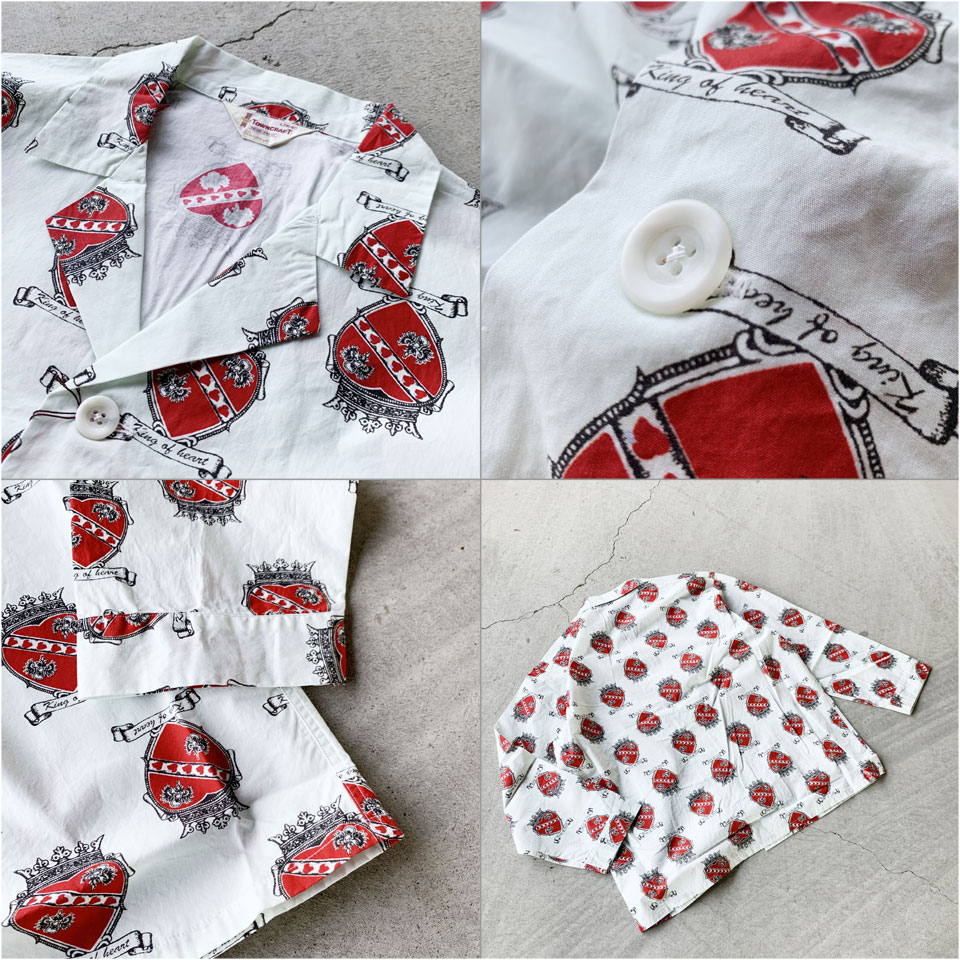 楽天市場】タウンクラフト TOWNCRAFT パジャマジャケット HEART