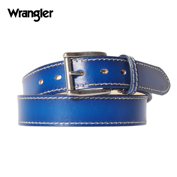 楽天市場】【P10倍 期間限定】WRANGLER ラングラー レザーベルト 牛革