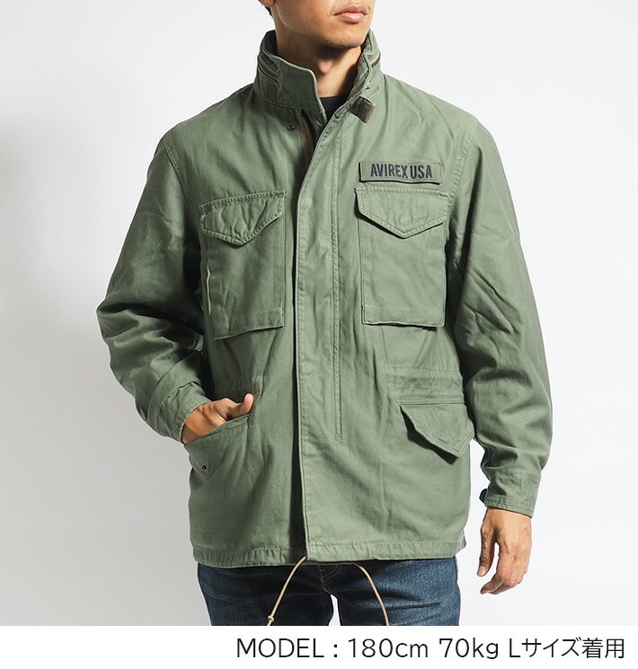 楽天市場】【P10倍 期間限定】AVIREX アビレックス M-65 フィールド