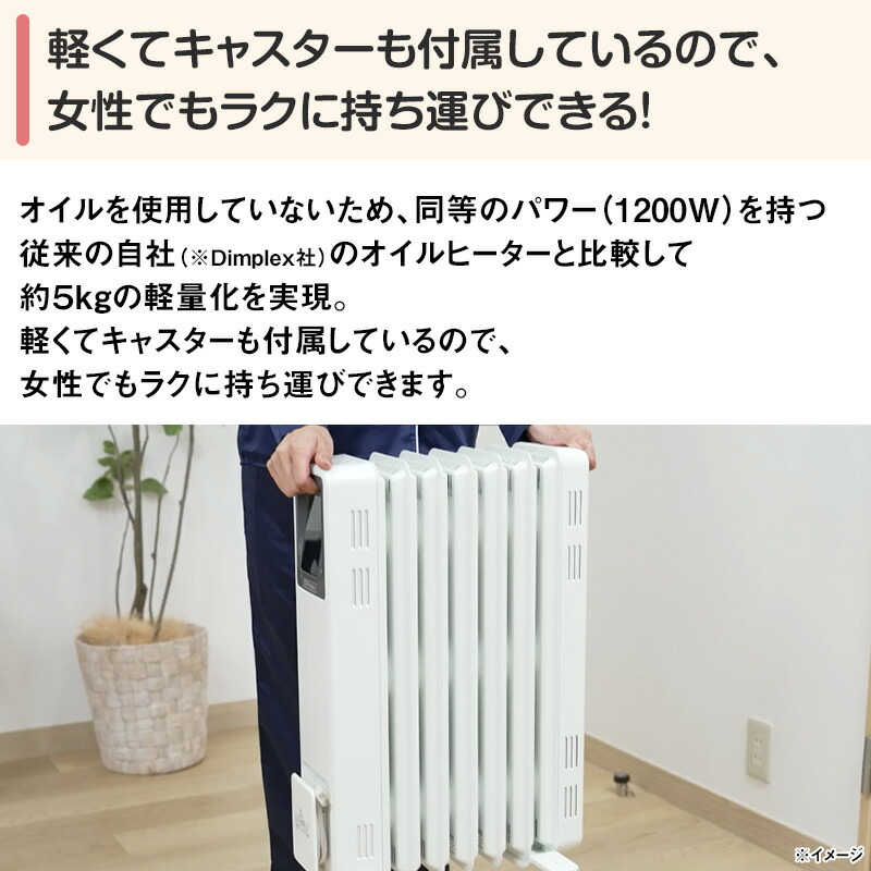 楽天市場】Dimplex 速暖・省エネ オイルフリーヒーター G2 日テレ