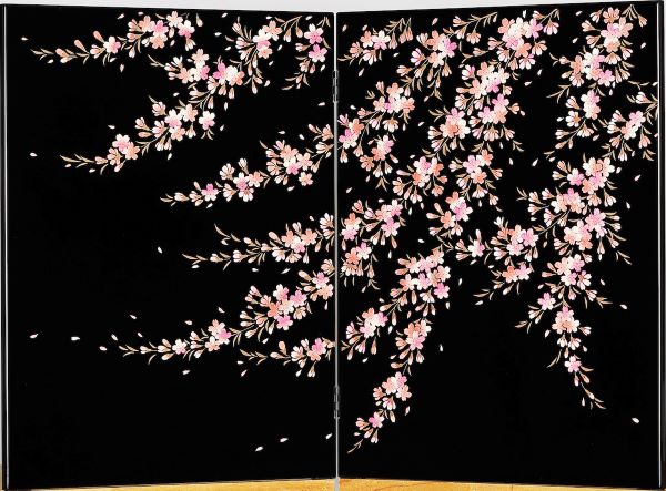 楽天市場】屏風 桜（屏風｜間仕切り）：インテリア・寝具・収納の通販