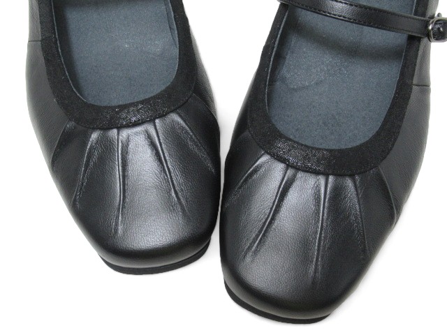 極美品✨pedala スクエアトゥ パンプス WP651R ブラック 24cm 極美品