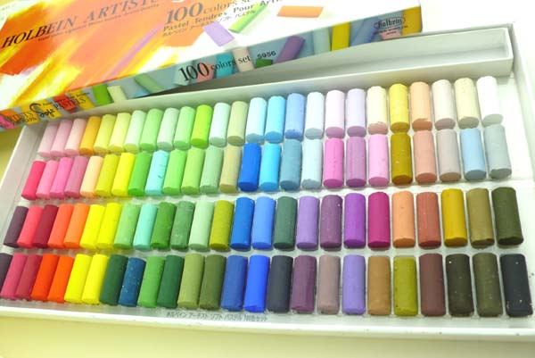 楽天市場】【送料無料】ホルベイン アーチスト ソフトパステル 100色