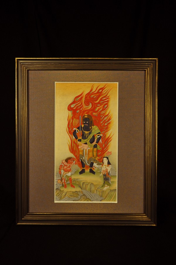 楽天市場】肉筆仏画 不動明王 : 仏像仏画チベット美術卸の天竺堂