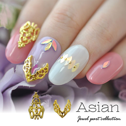 楽天市場】【全品半額coupon事前配布中】ネイルパーツ アジアン アジア