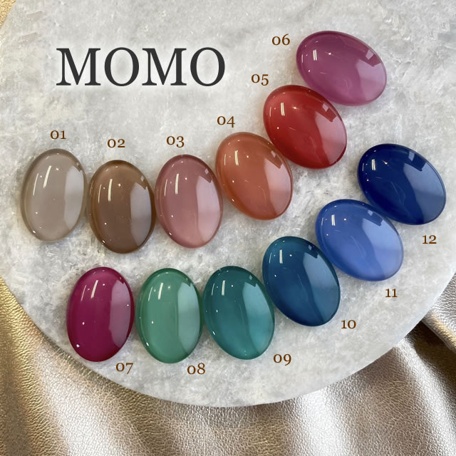 楽天市場】□カラージェル MOMO by nail for all 3g 01-12 《10個まで