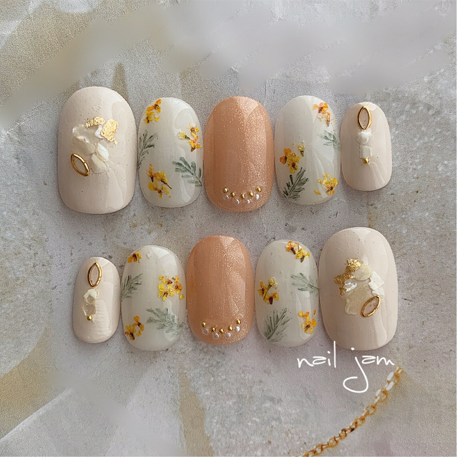 楽天市場】オーダーネイルチップ mimosa. 〜ミモザネイル 〜ネイル