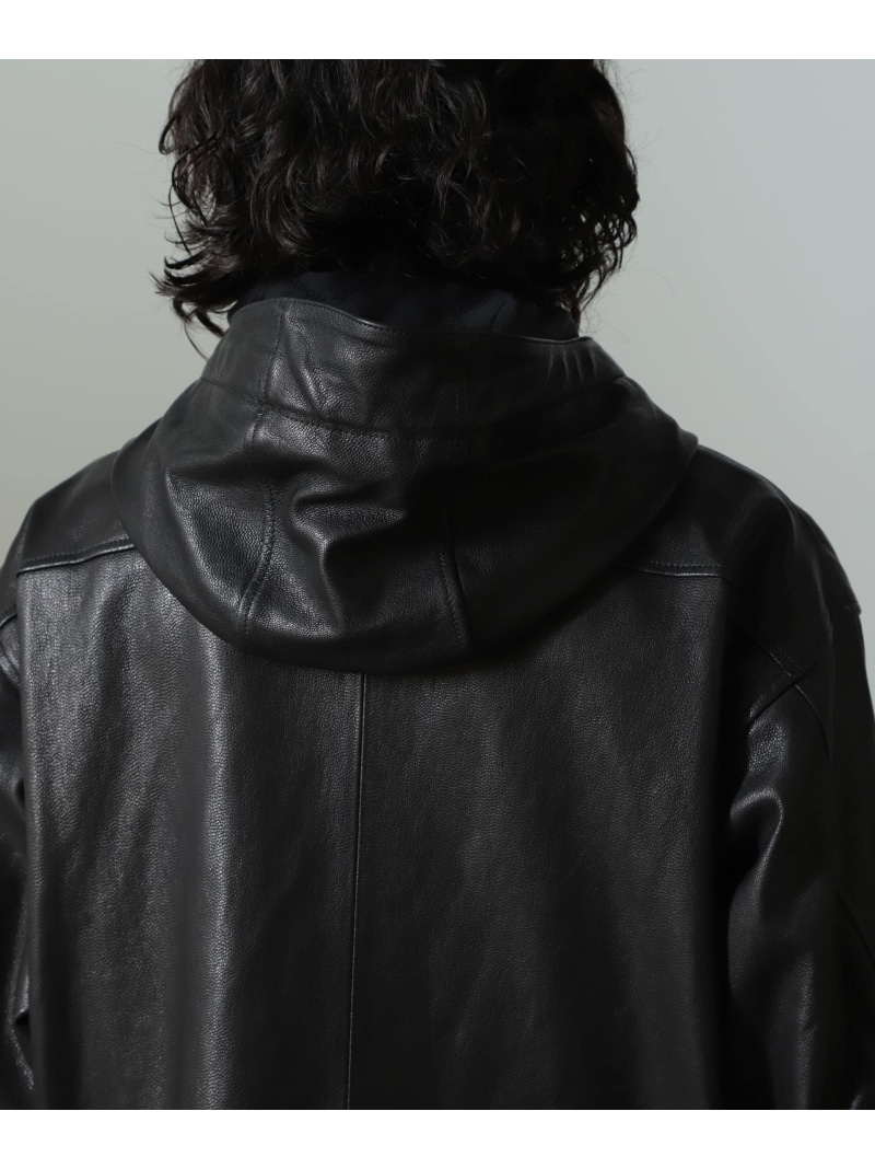楽天市場】【SALE／40%OFF】Schott/別注 レザー フードパーカー NANO
