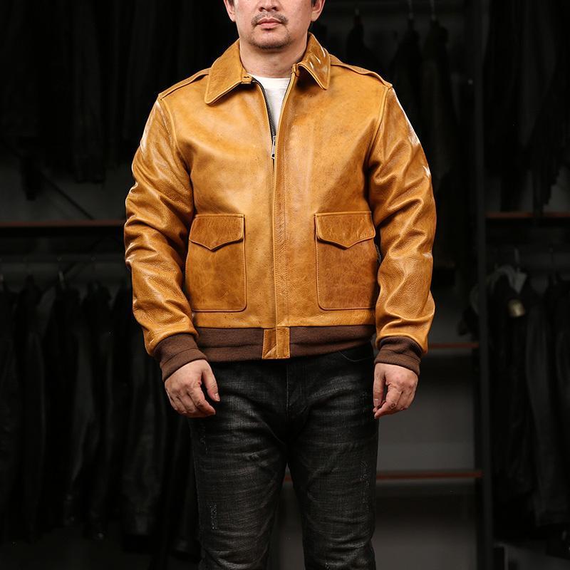 楽天市場】A2フライトジャケット ジャケット 革ジャン 革ジャケット