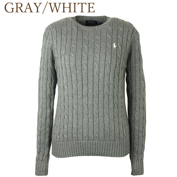 楽天市場】ポロ ラルフローレン レディース ケーブル編み クルーネック