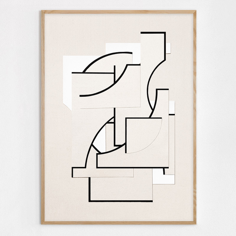 楽天市場】デンマーク ATELIER CPH ポスター OBJECT BLANC [no.27