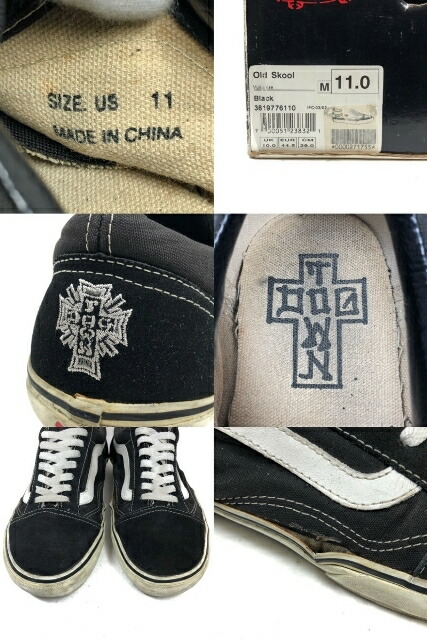楽天市場】00s DOGTOWN × VANS OLD SKOOL 黒 US11/29.0 ドッグタウン