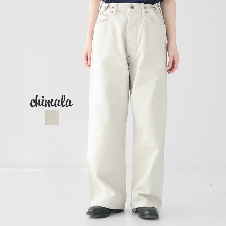楽天市場】chimala チマラ｜アイボリードリル ウエスト アジャスタブル