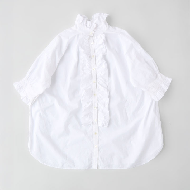 楽天市場】dahl'ia(ダリア) フリルシャツ(DBL-286AK) : news-webshop