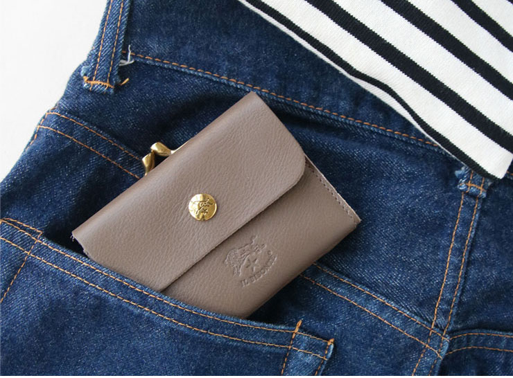 楽天市場】【正規取扱店】イルビゾンテ 財布 がま口 二つ折り