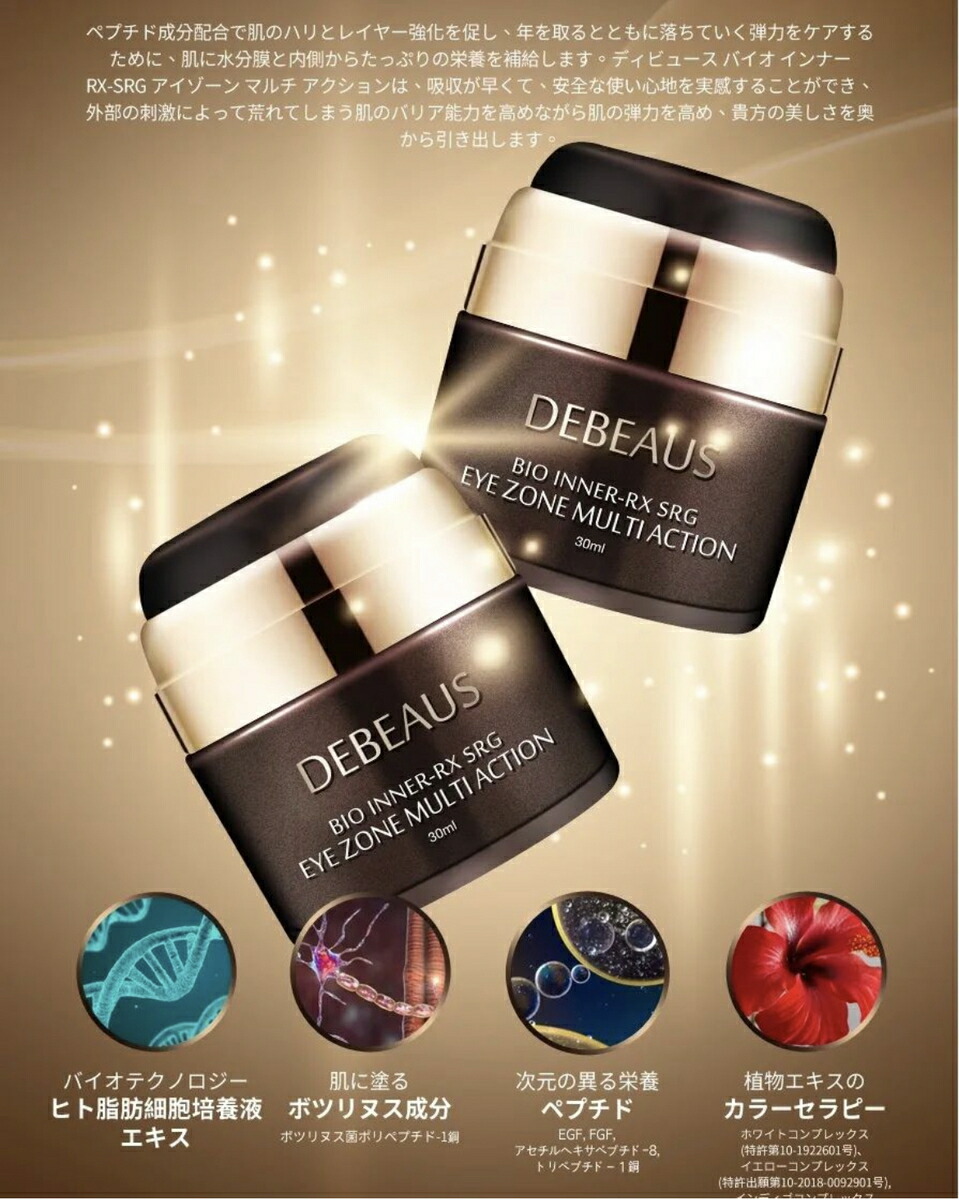 楽天市場】DEBEAUS公式 クリーム 目元 韓国コスメ ヒト幹細胞