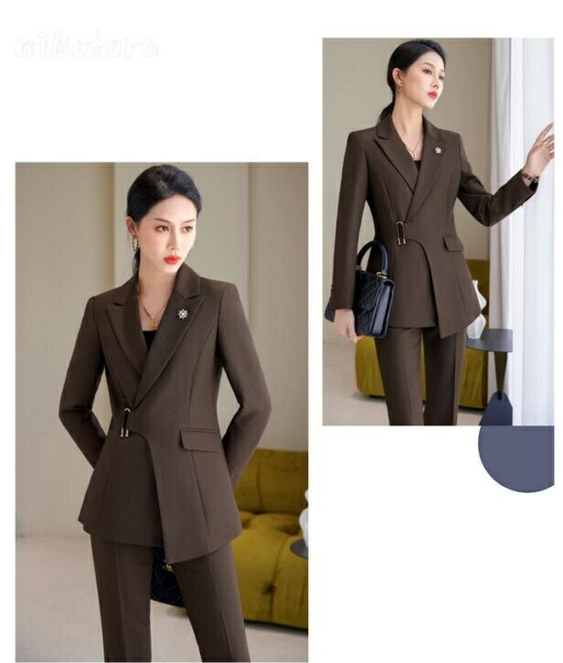 楽天市場】3色 フォーマル レディーススーツ 上品 高品質 パンツスーツ