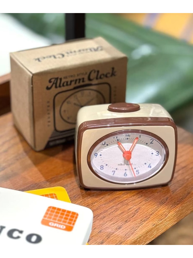 楽天市場】オリジナルレトロアラームクロック niko and  ニコアンド