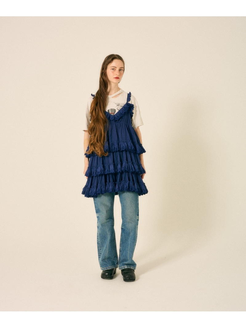 楽天市場】[INDIA IS BEAUTIFUL]ティアードキャミ niko and