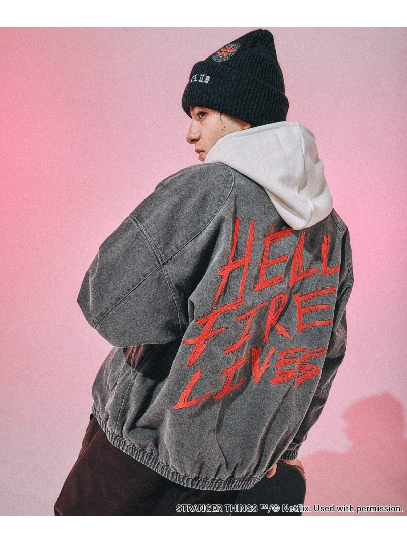 楽天市場】【STRANGER THINGS】コラボデニムブルゾン niko and