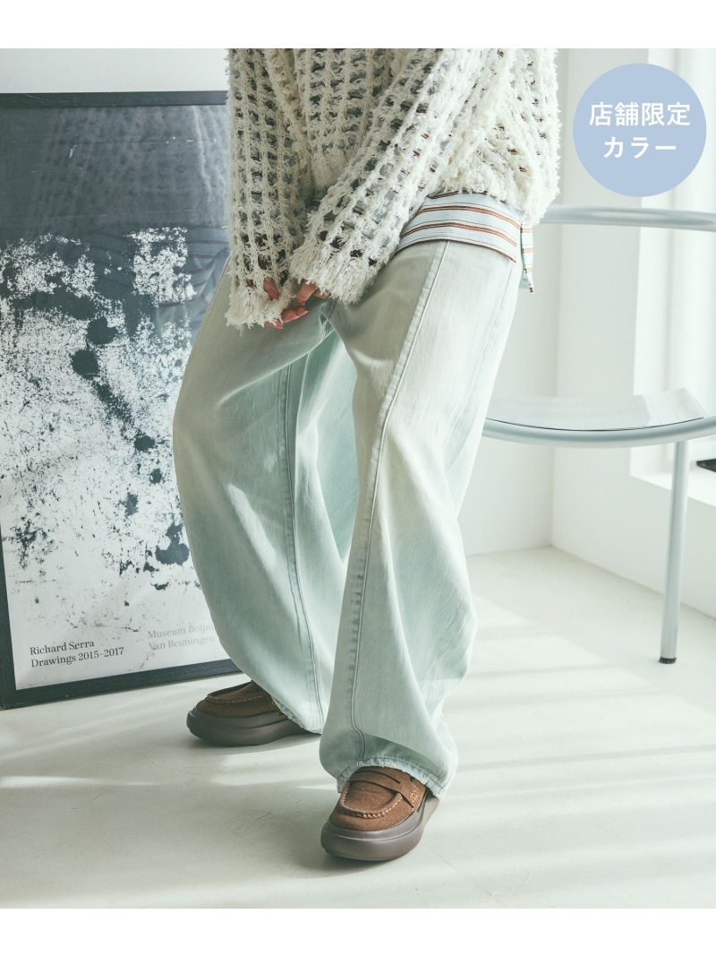 楽天市場】[NKJ 2026SS] 3Dドロップデニムパンツ niko and