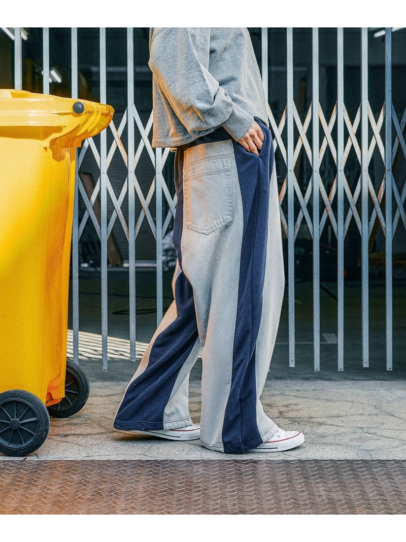 楽天市場】[MODE NORM CORE] デニムパッチワークパンツ niko and